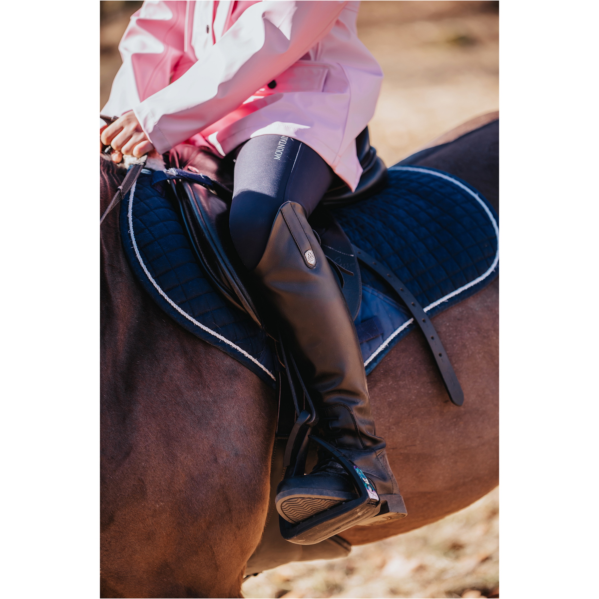Mountain Horse Junior Veganza Long Riding Boots - Black